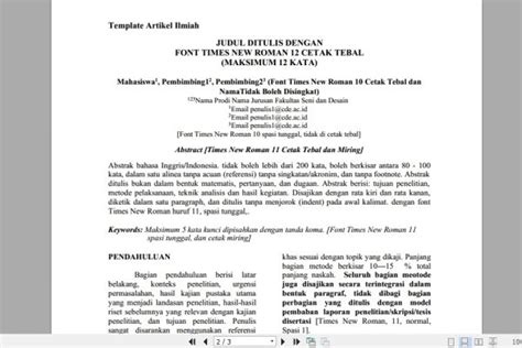 Contoh Cover Artikel Ilmiah Serta Cara Membuatnya Gampang Banget