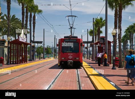 MTS Trolley San Diego, California, USA Stock Photo - Alamy