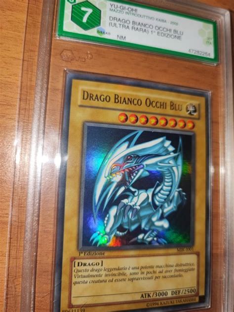 Konami Yu Gi Oh Graded Card Drago Bianco Occhi Blu MIK Catawiki