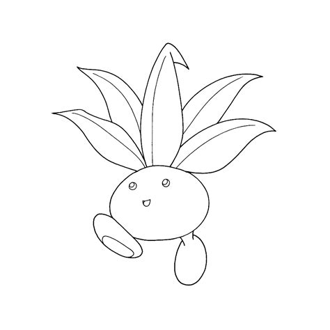 Fun Pokemon Coloring Pages With Oddish Koloringpages