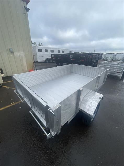 2024 Eagle Trailer 5x8 Dump Trailer Sterling Aluminum Series