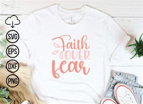 Faith Over Fear Jesus Svg Bundle Illustration Par Svg Design