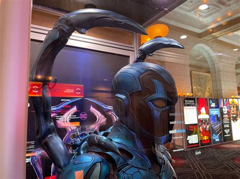 'Blue Beetle': CinemaCon Features Up-Close Look at Jamie Reyes' Suit