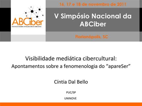 Visibilidade Mediatica Cibercultural Apontamentos Sobre A