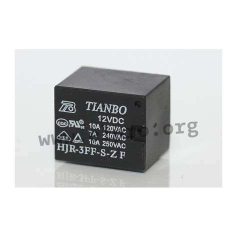 Hjr Ff Vdc S Zf Tianbo Pcb Relays A Elpro Elektronik