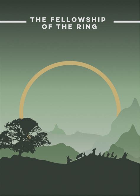 The Fellowship of the Ring Poster | Fellowship of the ring, Poster ...