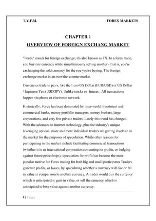 Foreign Exchange Market PDF