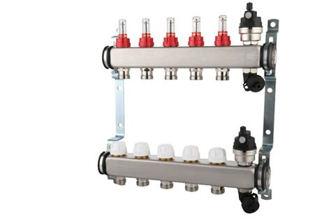 Stainless Steel Manifolds With Type Flow Meters Brass Auto Air