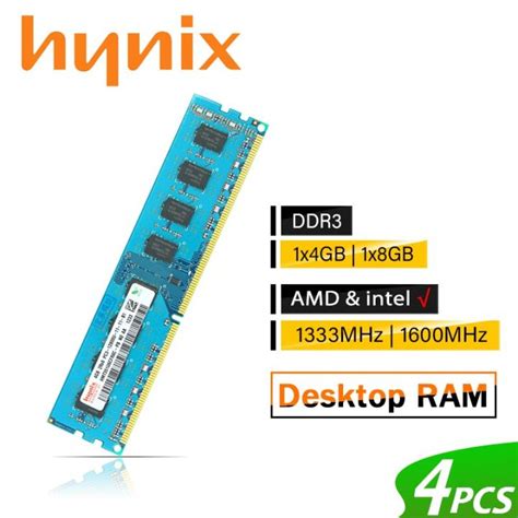 Hynix เดสก์ท็อปพีซีชิปเซ็ต2gb 4gb 8gb 10600u Ddr3 Pc3 12800u 1333mhz