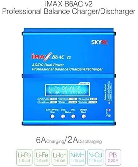 SKYRC IMAX B6AC V2 AC DC Dual Power Professional LiPo Battery Balance