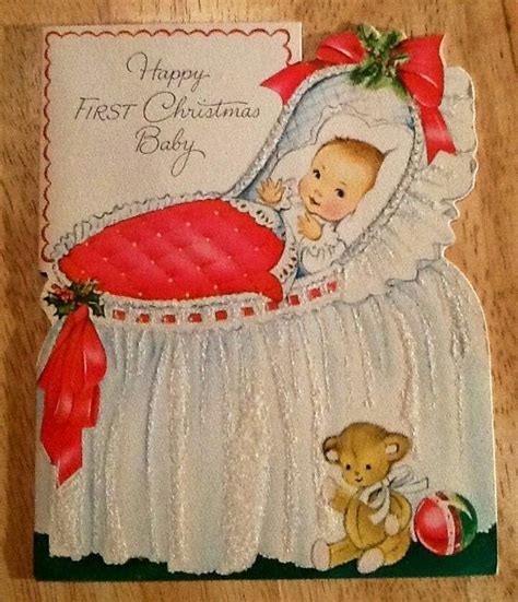 Vintage Retro Junk Journal Vintage Christmas Baby Cards Babys 1st