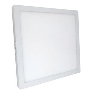 Luminária Plafon Led Sobrepor Quadrado 24w 30x30 Branco Frio Leroy Merlin