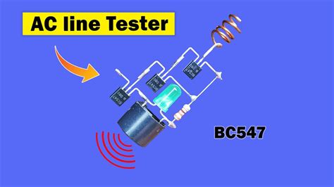 Homemade Non Contact Voltage Tester Using Bc547 Simple Ac Detector Youtube