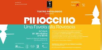 Al Parioli In Scena Pinocchio Una Favola Alla Rovescia Con Il