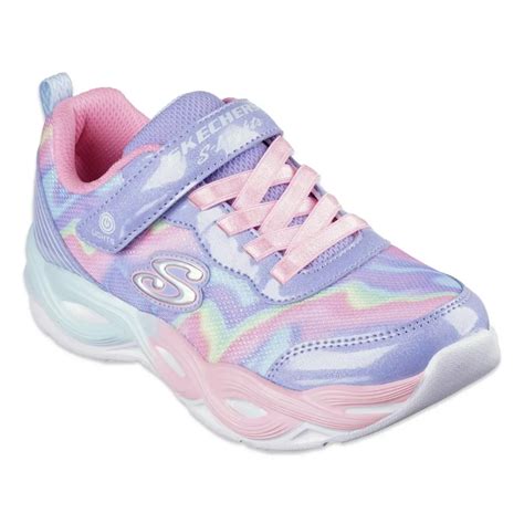 Skechers L Twisty Glow Sorbet Lila K Z Ocuk Spor Ayakkab