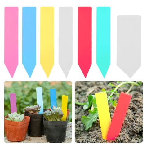 100pcs Waterproof Garden Plant Labels Plastic Plant Tags Nursery