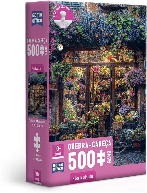 Marcas De Quebra Cabeça - Toyster - Quebra-cabeça: Floricultura - 500 peças nano - Game Office ...