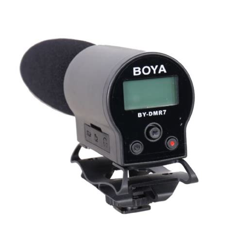 Boya Mini Kondensatormikrofon BY-DMR7 mit Recorder | ROXFORT