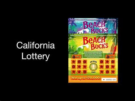 Beach Bucks California Lottery June Do Not Buy This Ticket