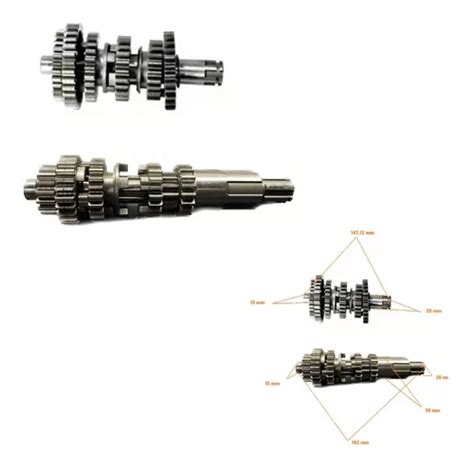 Eje Engranajes Caja De Cambios Completa Motomel Skua Cuotas Sin