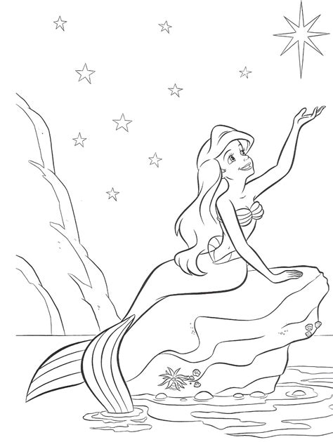 Desenhos Da Princesa Ariel Para Colorir Pop Lembrancinhas