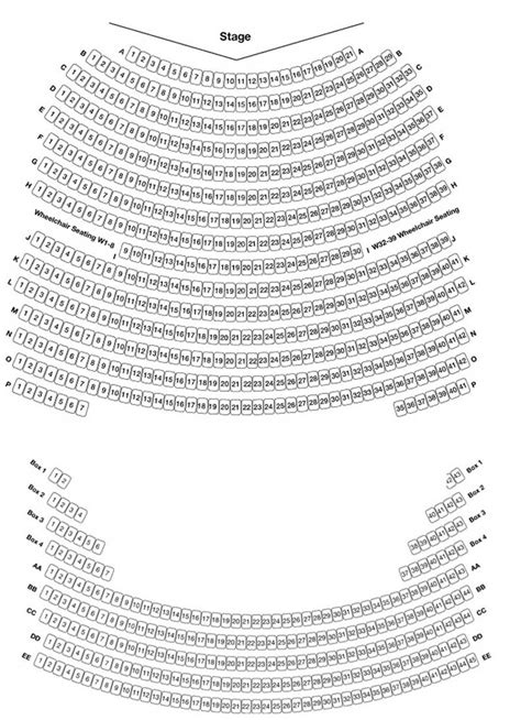 Allen Theater Seattle Seating Chart | Elcho Table