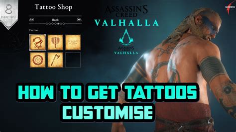 Assassins Creed Valhalla How To Get Tattoos Youtube