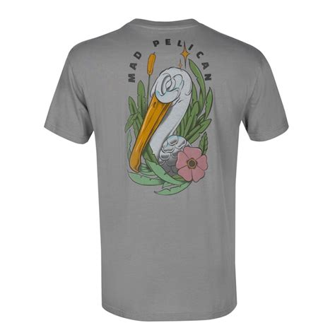 Mad Pelican Men's Gray Short Sleeve Graphic T-shirt (X-large) PMSOWPP ...