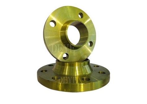 DIN 2633 PN16 Forged Weld Neck Flange With Golden Color