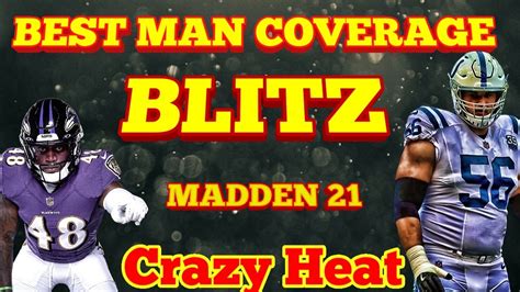 MADDEN 21 DIME BLITZ BEST MAN COVERAGE BLITZ IN MADDEN AGAINST A