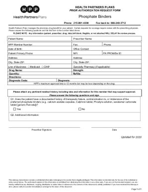 Fillable Online Phosphorus Binders (Phosphate Binders) and the Dialysis ...