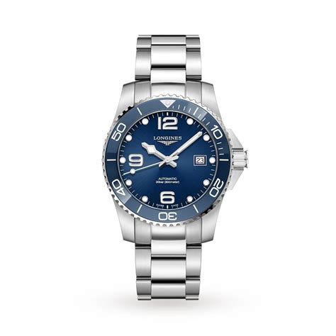 Longines Hydroconquest Blue Dial 41mm Automatic Diving Mens Watch