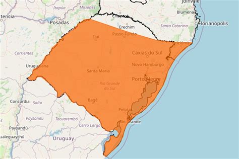 Inmet emite alerta de tempestade para regiões do Sul e Nordeste