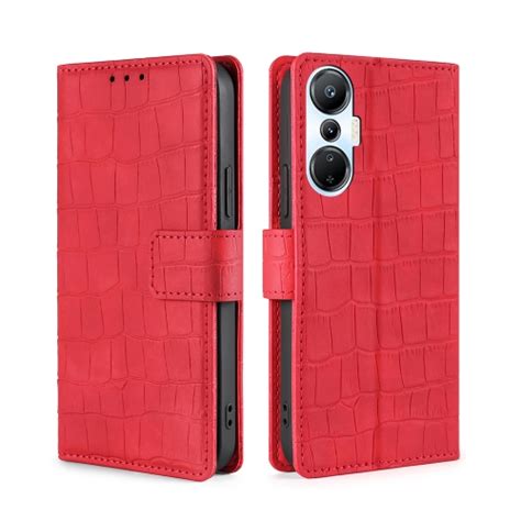 Infinix Hot S Skin Feel Crocodile Magnetic Clasp Leather Phone Case