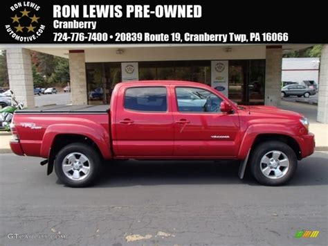 2011 Barcelona Red Metallic Toyota Tacoma V6 Trd Sport Double Cab 4x4