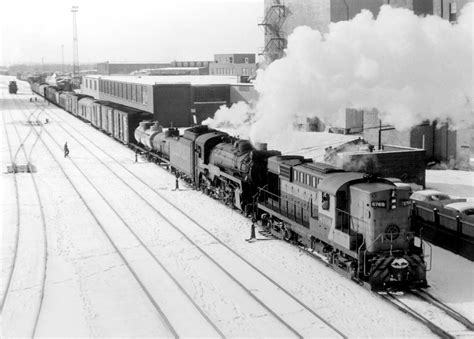 Railpictures.ca - Bill Thomson Photo: Steam-diesel transition era doubleheader: Canadian Pacific ...