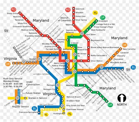 WMATA Metro Map