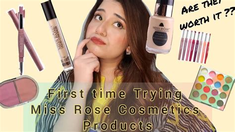 Miss Rose Cosmetics Review First Impressions Makeup Tutorial Miss