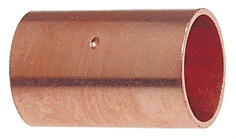 NIBCO Coupling With Stop Wrot Copper Cup X Cup 5 8 In X 5 8 In