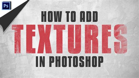 How To Add TEXTURE On Your Text In PHOTOSHOP EASIEST TRICK