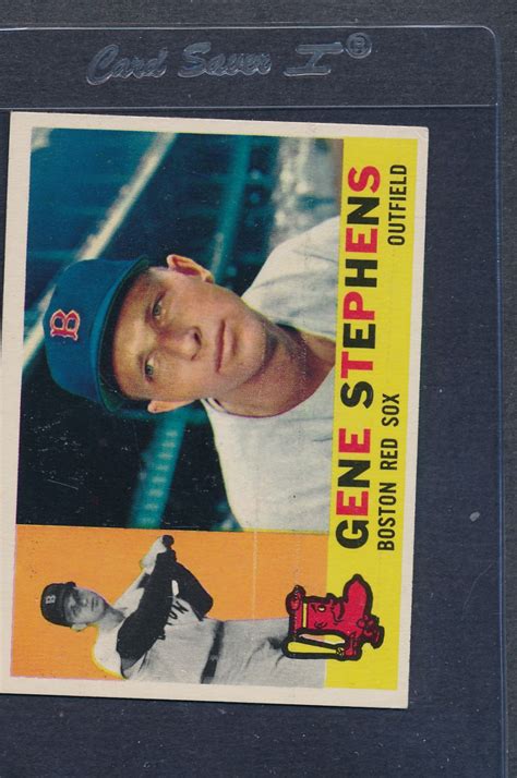 1960 Topps 363 Gene Stephens Red Sox EX MT 10971 EBay