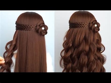 Easy Open Hairstyles For Long Hair Curly Hairstyle Youtube