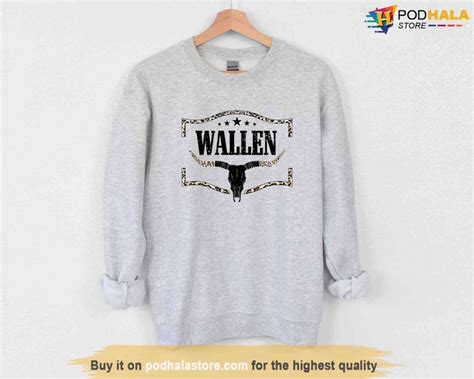 Morgan Wallen Tour Merch, Vintage Bull Skull Morgan Wallen Sweatshirt ...