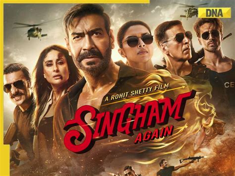 Singham Again Review Ajay Devgn Headlines Rohit Shettys Biggest