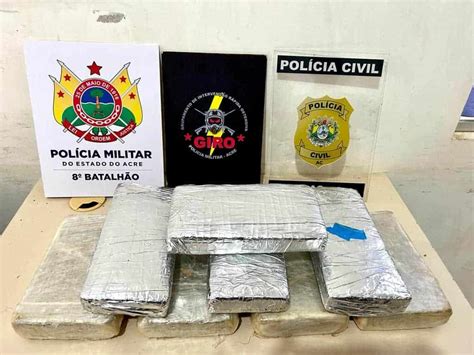 Polícia apreende mais de 8kg de drogas no interior do Acre Jornal A