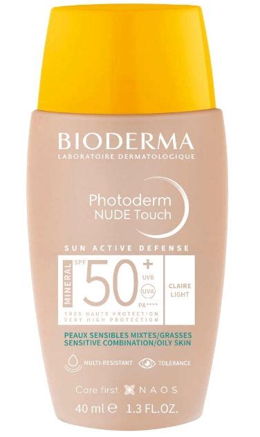 Bioderma Photoderm Nude Touch Mineral SPF Podkład odcień jasny m ERLI pl