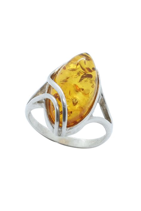 Bague Ambre Grosse Pierre Boutique Histoire De L Ambre