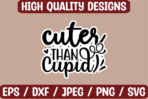 Cuter Than Cupid Svg Bundle Graphic By Tshirt Bundle Creative Fabrica