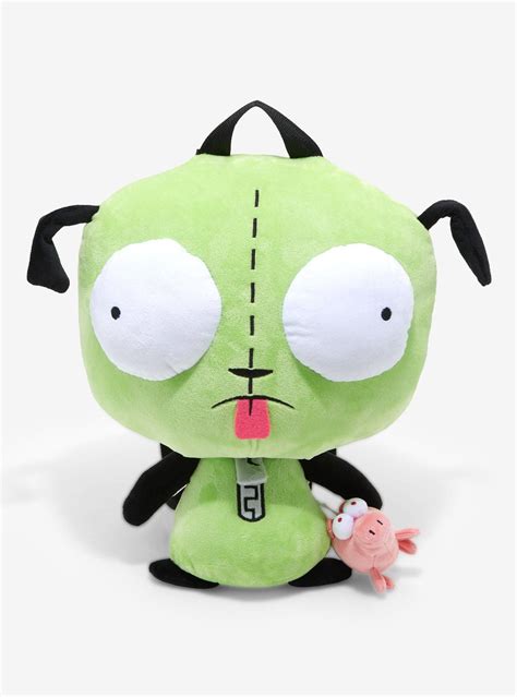 Invader Zim Gir Plush Backpack Hot Topic Plush Backpack Girly Invader Zim
