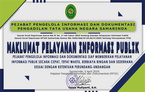 Ppid Ptun Samarinda